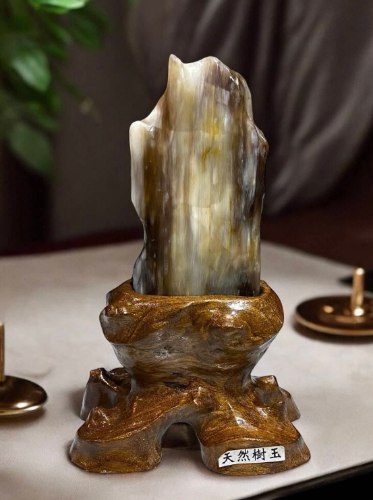 6AA級樹化玉擺件