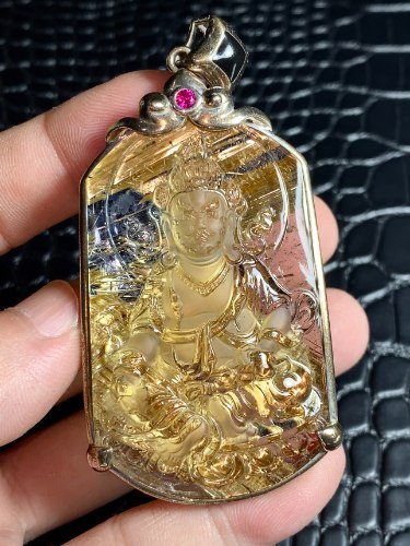 金身鈦晶黃財神