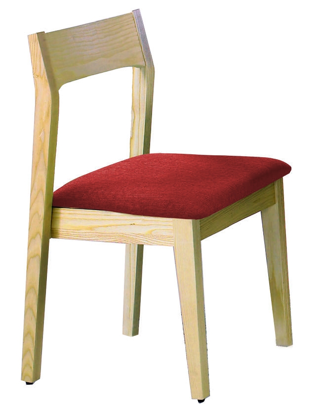 J483-6布蘭妮栓木橘色布餐椅