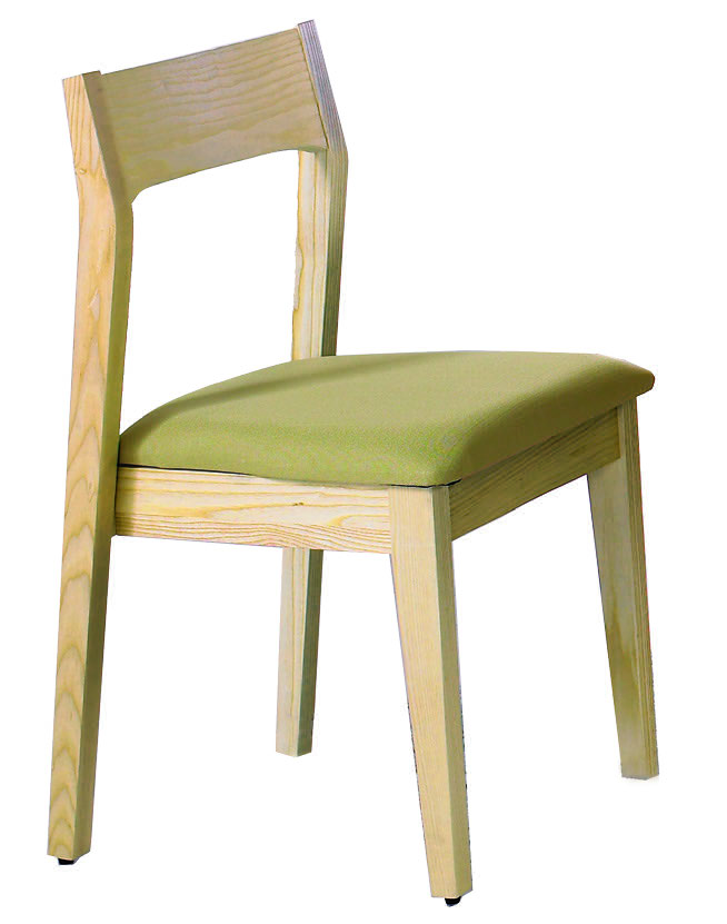 J483-5布蘭妮栓木綠色布餐椅
