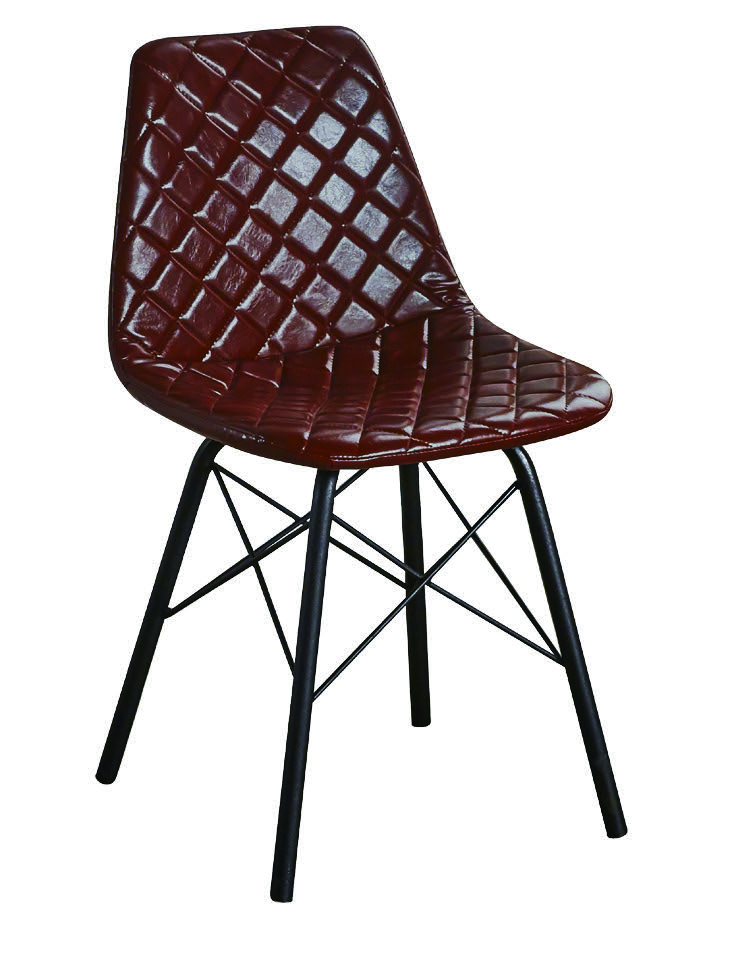 J487-6韋恩咖啡皮餐椅