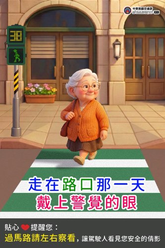 過馬路愛注意