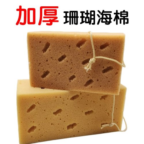 加厚型 珊瑚海綿 洗車海綿 1個