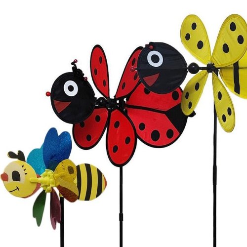 蜜蜂或瓢蟲風車 1個