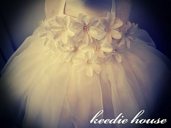 Keedie House兒童造型服/禮服出租/花童/寫真藝術/伊莎貝拉澎裙禮服100~
