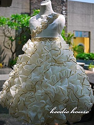 Keedie Hous兒童造型服出租/畢業造型/寫真攝影~手工禮服之奧蘿菈公主120