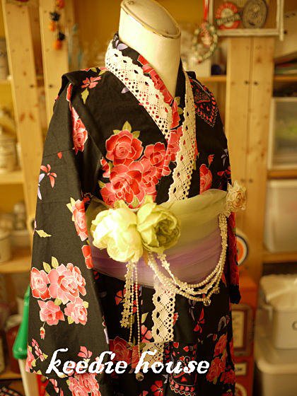 Keedie house兒童禮服出租/攝影造型禮服/表演服/畢業造型/長版和服/浴衣~120