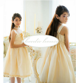 Keedie house兒童禮服出租/攝影造型/表演/演奏會~米色款大童禮服150~