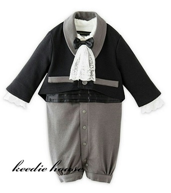Keedie house兒童禮服出租/攝影造型/走秀表演/花童服出租~日本王子風BABY連身燕尾禮服60/70/80