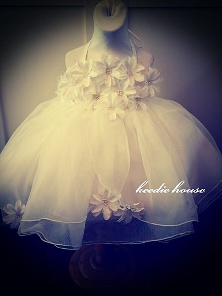 Keedie House兒童造型服/禮服出租/花童/寫真藝術/伊莎貝拉澎裙禮服100~