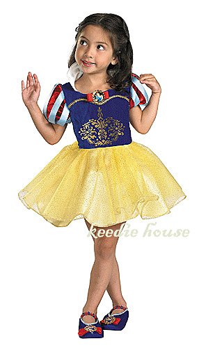 Keedie house精品兒童造型服出租/寫真攝影造型/聖誕節/萬聖節表演服~白雪公主短版含髮飾~