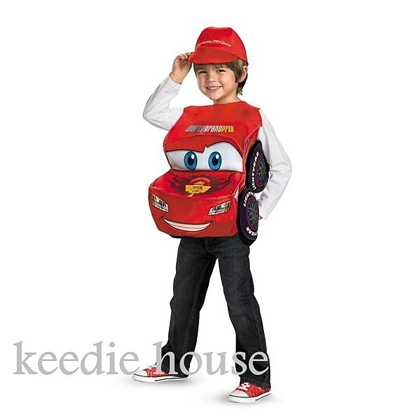Keedie house兒童造型服出租/寫真攝影造型/萬聖節/聖誕節表演服/立體背心CARS汽車造型服~