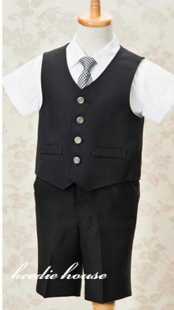 Keedie house兒童禮服出租/攝影造型/走秀表演/花童服出租~A01夏季背心款男童禮服95～100公分
