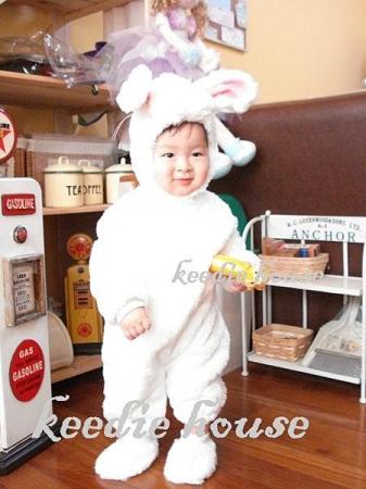 Keedie house精品兒童造型服出租/寫真攝影造型/表演服~寶寶造型服白兔款
