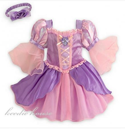 Keedie house兒童造型服出租/寫真攝影造型/萬聖節/聖誕節表演服~baby款長髮公主裝