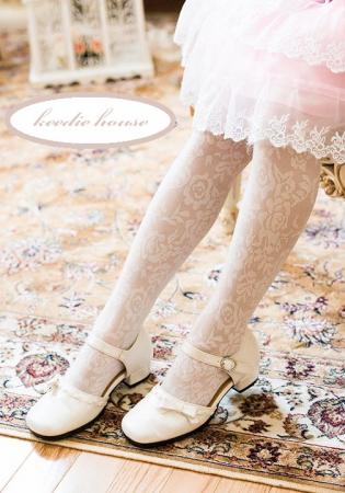 Keedie house兒童禮服/攝影造型/表演服/畢業/花童禮服蕾絲褲襪~