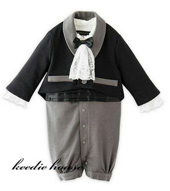 Keedie house兒童禮服出租/攝影造型/走秀表演/花童服出租~日本王子風BABY連身燕尾禮服60/70/80