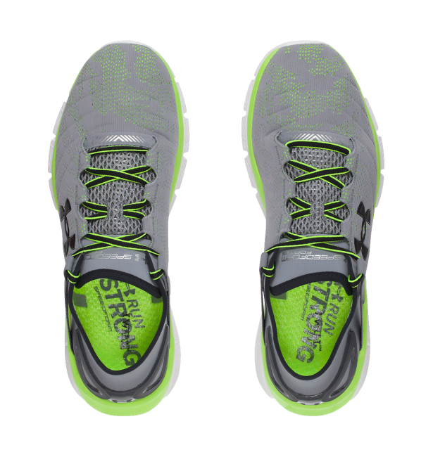 男子UA SpeedForm™ Fortis Vent跑步鞋(灰)