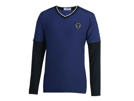 針織長袖V領T-Shirt 中性 T-5205 BC