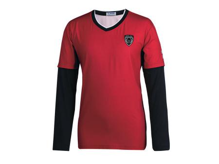 針織長袖V領T-Shirt 中性 T-5205 DC