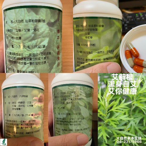 大自然草本 六神錠 500mg/270粒/罐