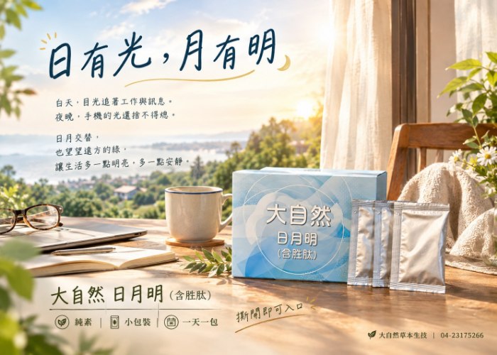 大自然草本 日月明*30包/盒