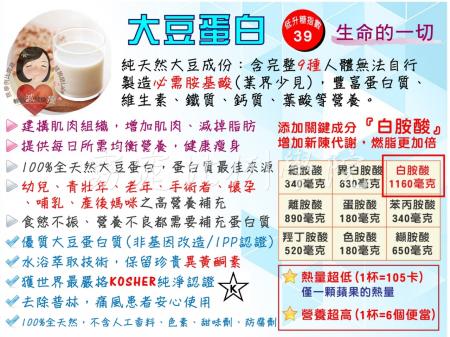 產品簡介－大豆蛋白