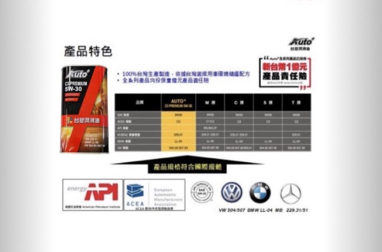 Auto+C3Premium5W-30
