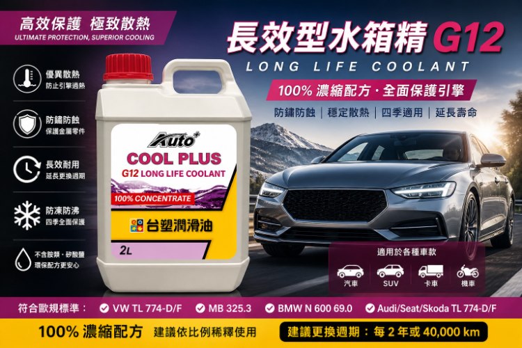 Auto+COOL PLUS水箱精紅色