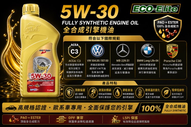 紅鯊RS FULL SYN  5W-30