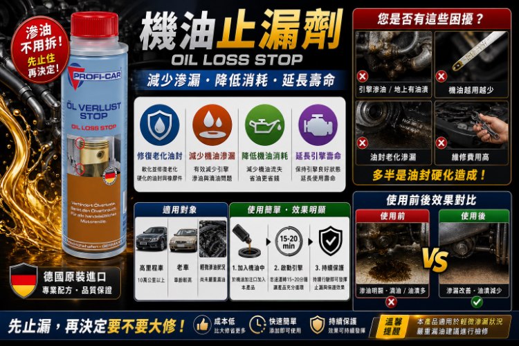 保路華機油止漏劑