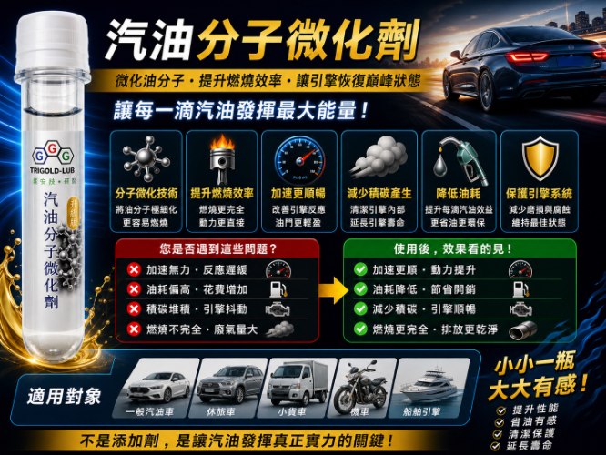 汽油分子微化劑