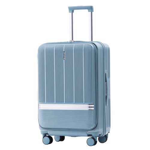 【防爆拉鍊】聖雷莫前開硬殼箱 (8色)