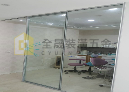 鋁框懸吊拉門