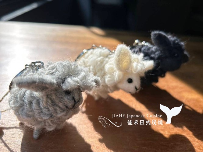 鎖匙圈・捲捲羊・三色