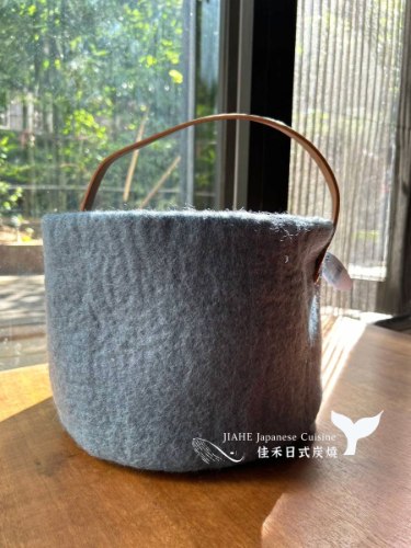 手提籃・收納置物容器・鐵灰藍