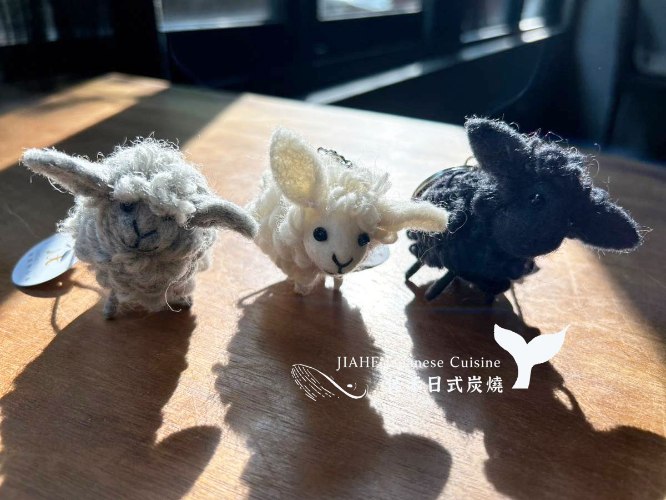 鎖匙圈・捲捲羊・三色