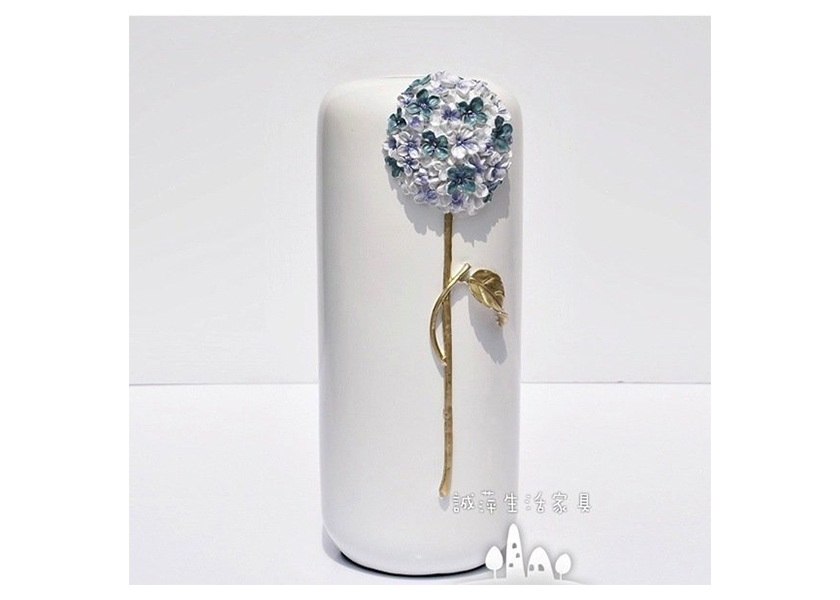 歐式浪漫紫陽中號花瓶
