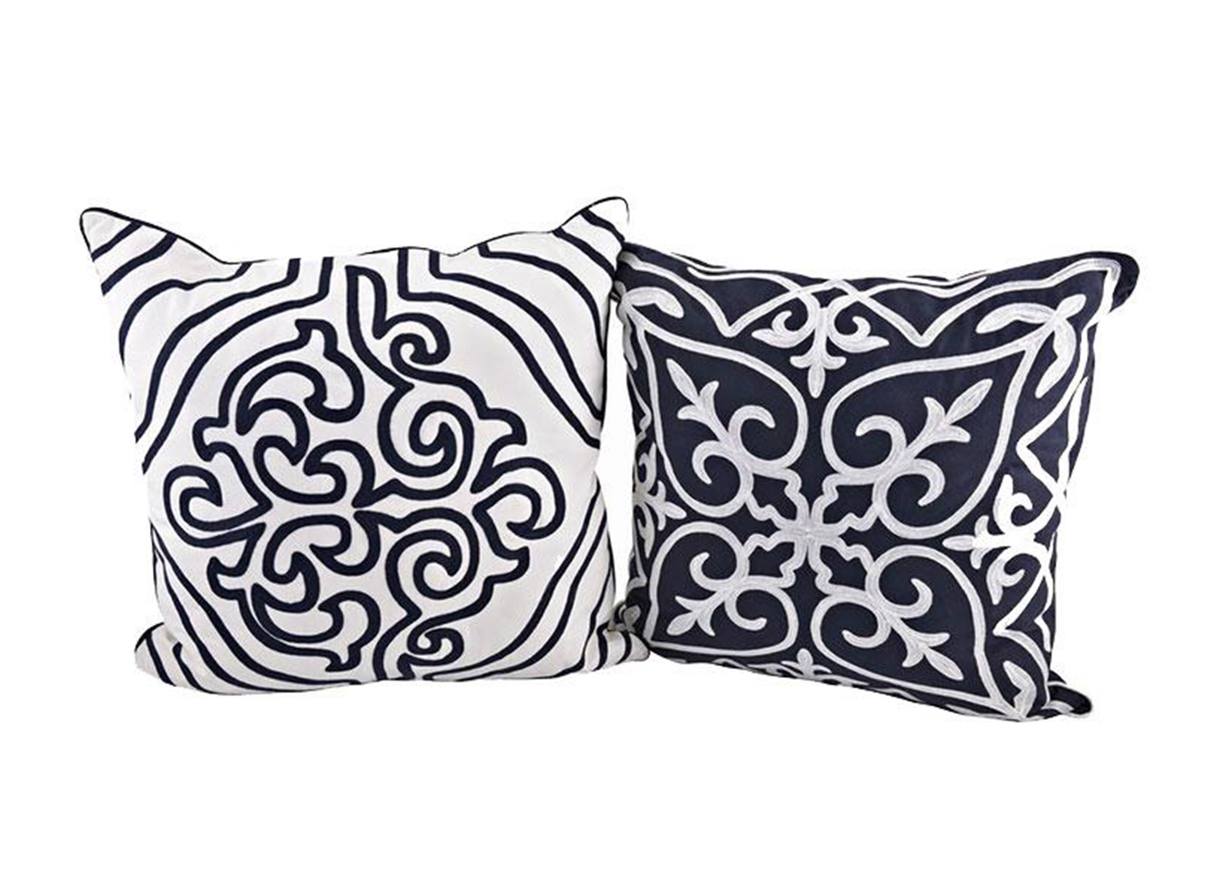 Suzani圖案刺繡抱枕-兩款
