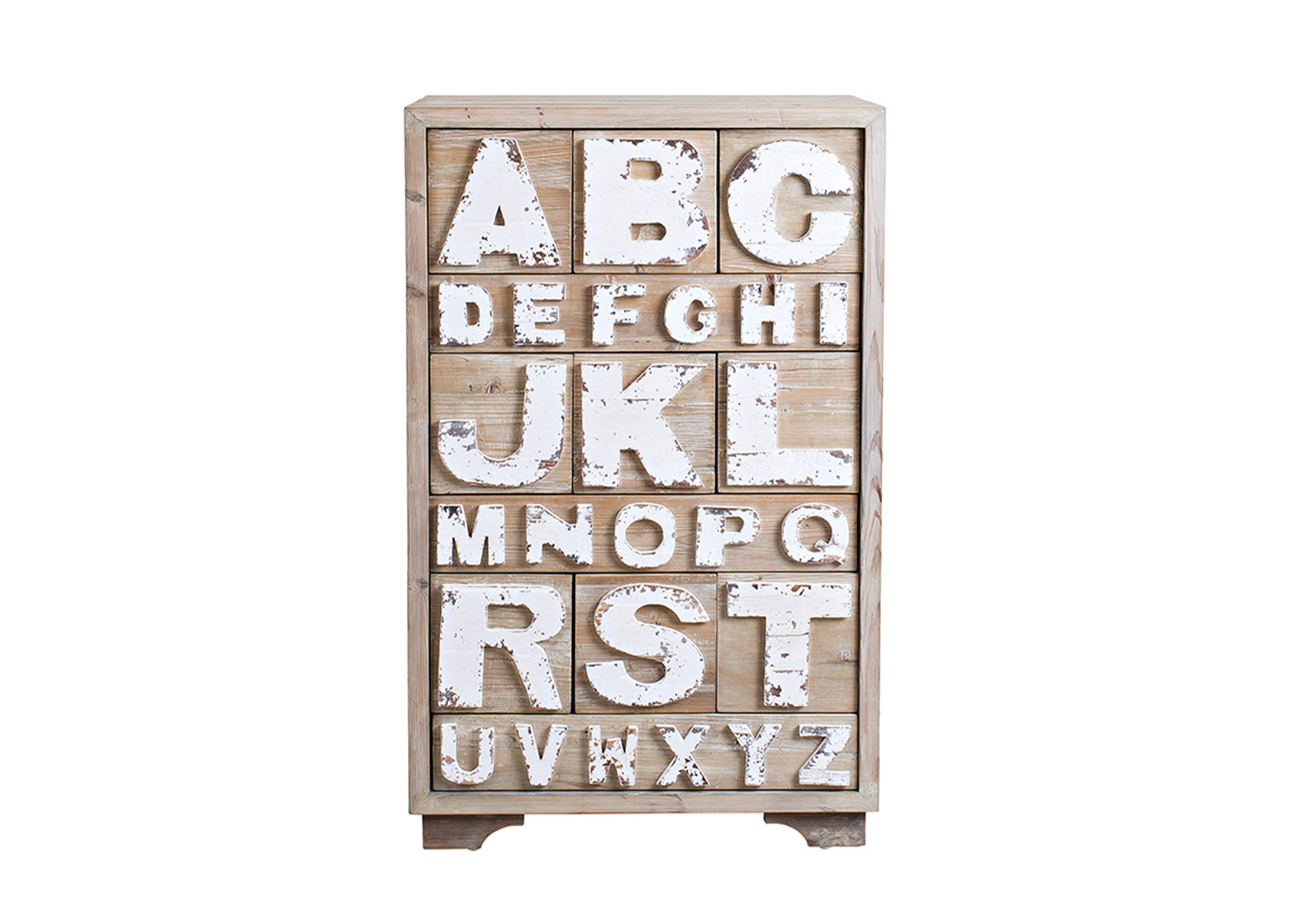 Zoe字母十二抽斗櫃