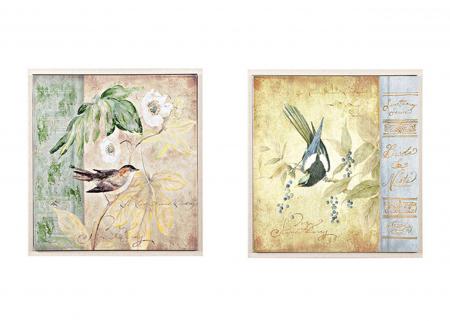 Susan花鳥手繪帆布油畫-兩款