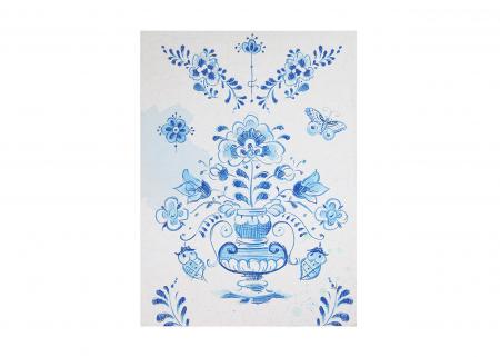 Chad 帆布掛畫(藍色)