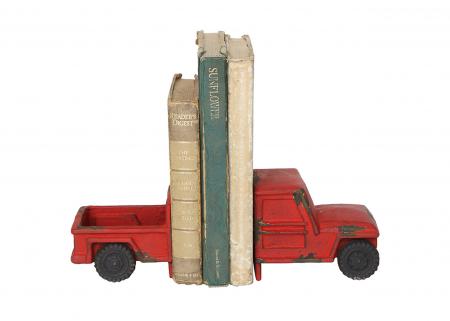 金屬卡車書檔(紅色)-套二