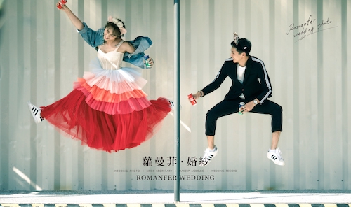 輕婚紗照｜蘿曼菲台南婚紗