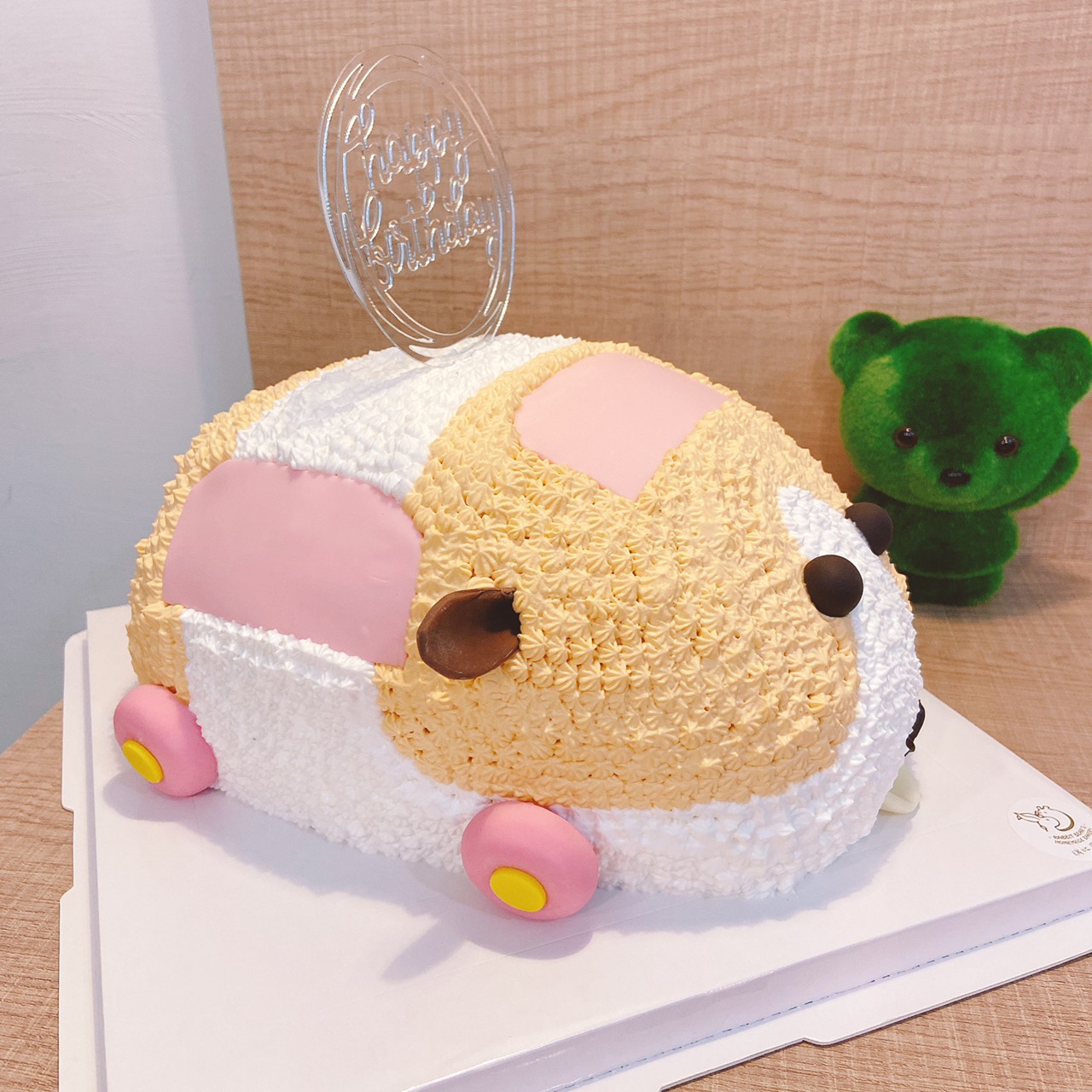 ~当快乐遇上幸福~: 白老鼠造型蛋糕