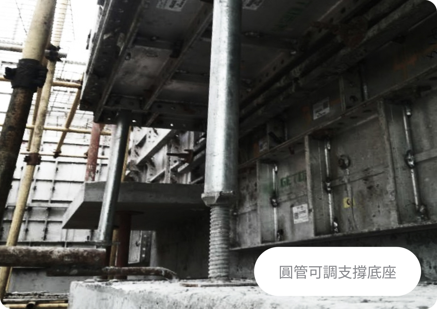 圓管可調支撐底座