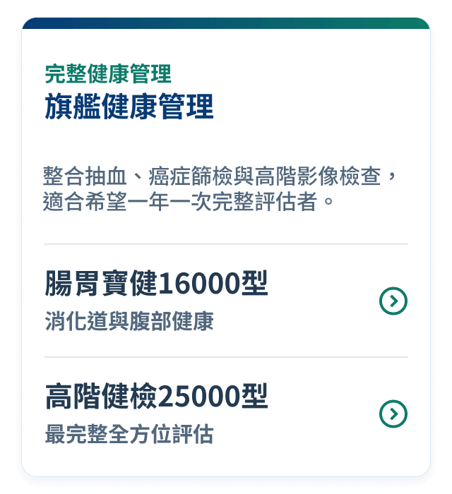 完整健康管理