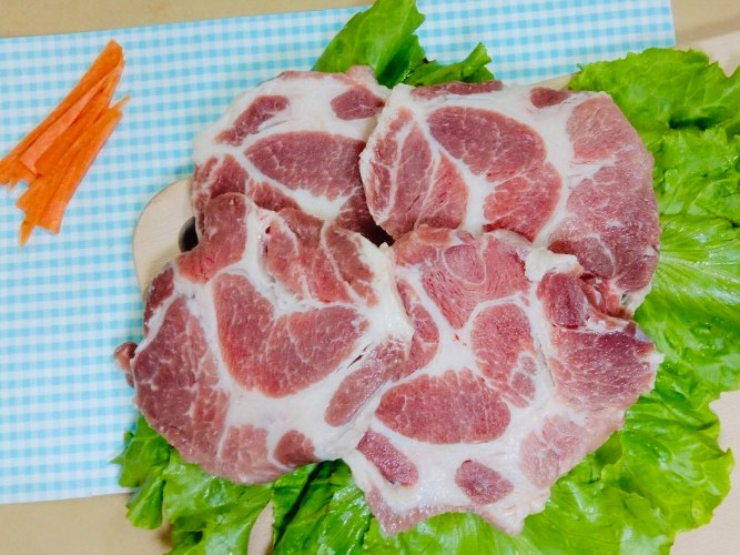 梅花肉厚切肉片(600g)