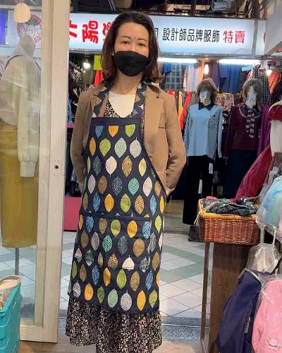42攤高級彩色間格小碎花/手工客制作圍2