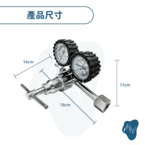 氮氣錶-全銅氮氣錶 (維修冷氣-冷凍材料專用)